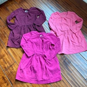 Primary.com long sleeve dress (lot of 3)